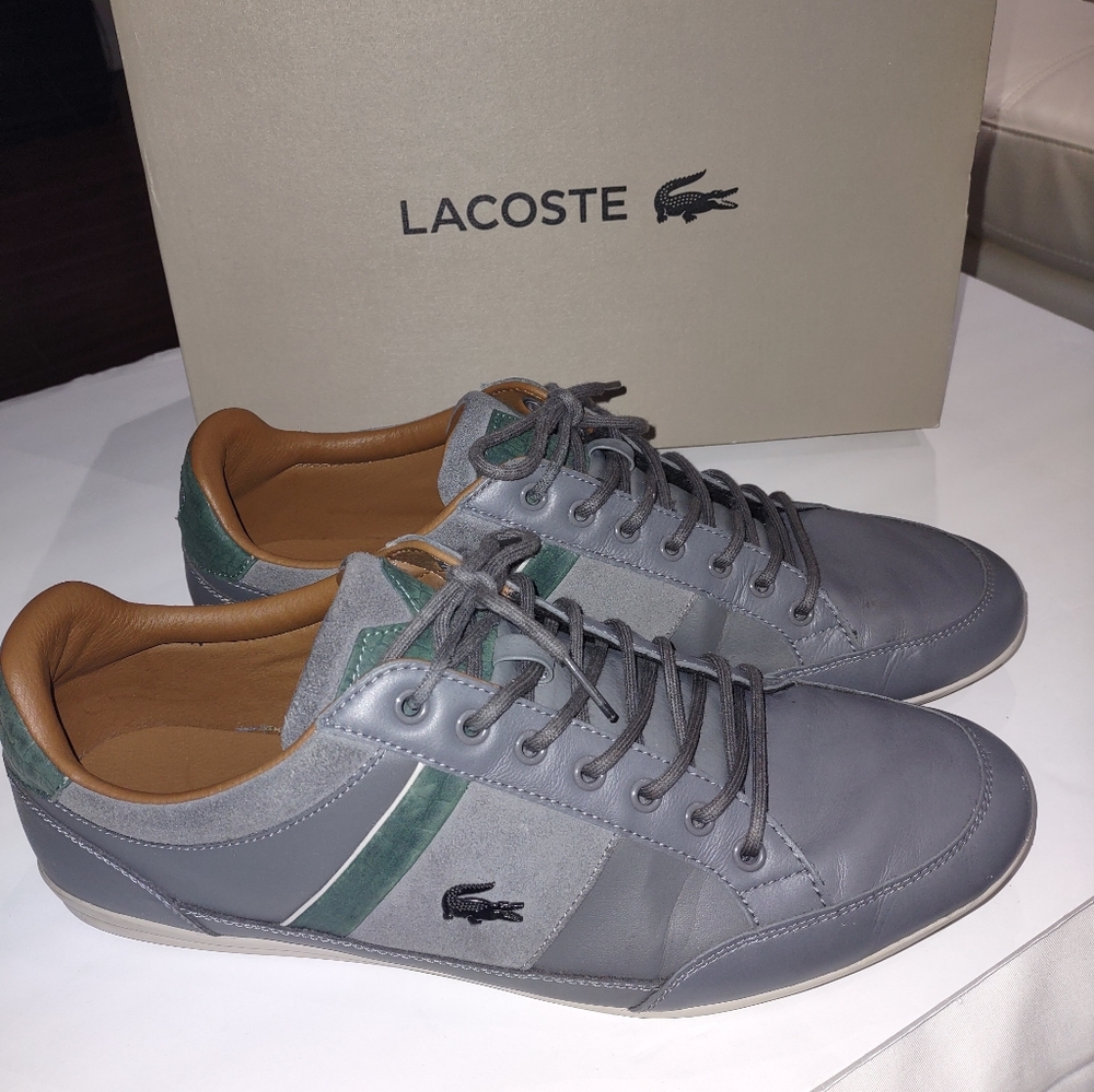 Lacoste Men's Gray Sneakers Size 12